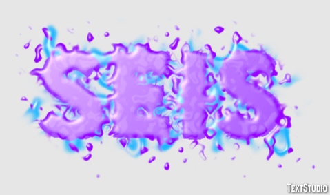 Seis Efeito de texto
