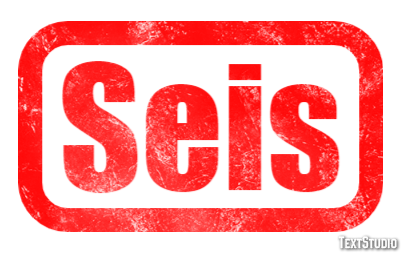 Seis Efeito de texto