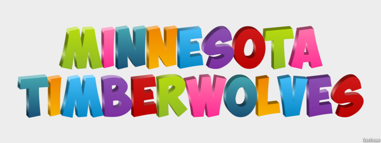 Minnesota Timberwolves Texteffekt