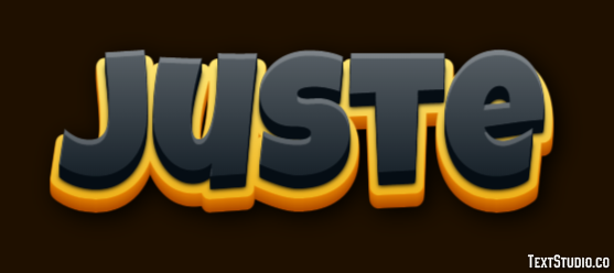 Juste Texteffekt