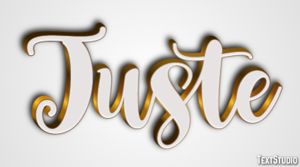Juste Texteffekt