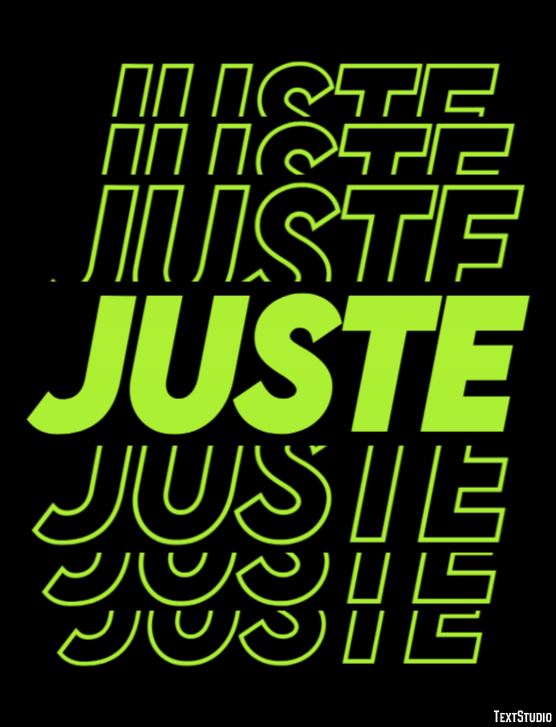 Juste Texteffekt