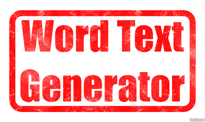 Word Text Generator Efeito do texto