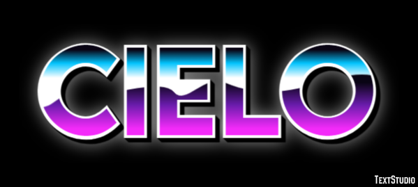 Cielo Эффект текста