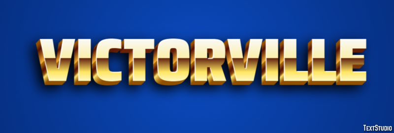 Victorville Эффект текста