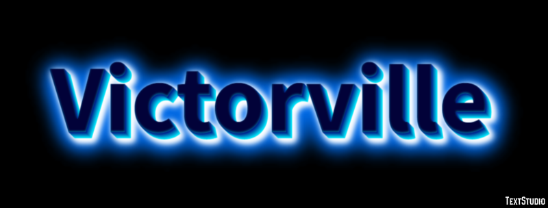 Victorville Efekt tekstowy