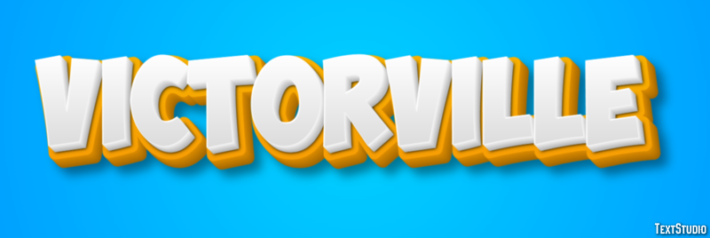 Victorville Efekt tekstowy