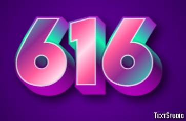 616 Text Effect