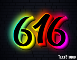 616 Text Effect