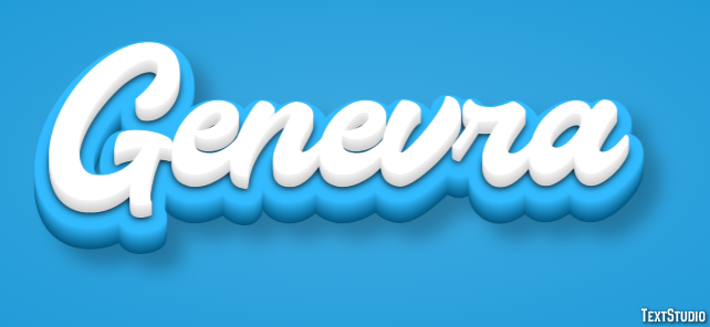 Genevra Text Effect