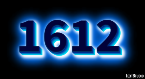 1612 Text Effect