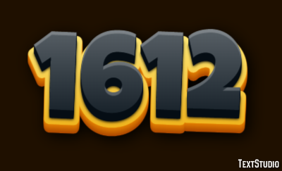 1612 Text Effect
