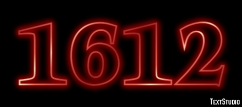 1612 Эффект текста