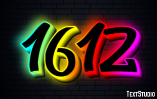 1612 Эффект текста