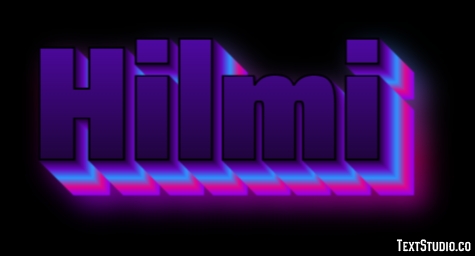 Hilmi Efeito de texto