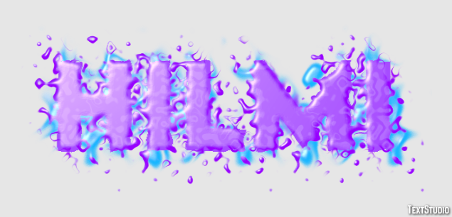 Hilmi Efeito de texto