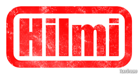 Hilmi Efeito de texto
