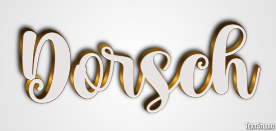 Dorsch Efecto de Texto