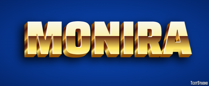 Monira Text effect