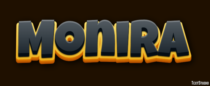Monira Text effect