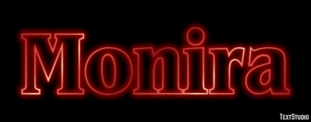 Monira Text effect