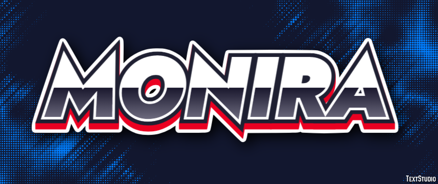 Monira Text effect