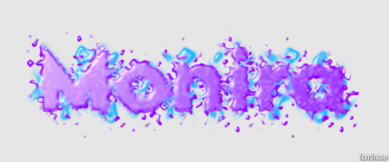 Monira Texteffekt