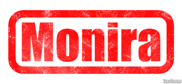 Monira Text effect