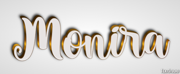 Monira Text effect