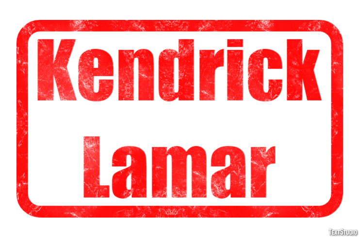 Kendrick Lamar Effet de Texte