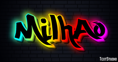 Milhão Efeito de texto