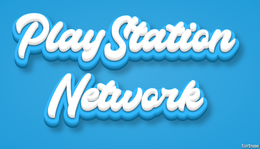PlayStation Network Texteffekt