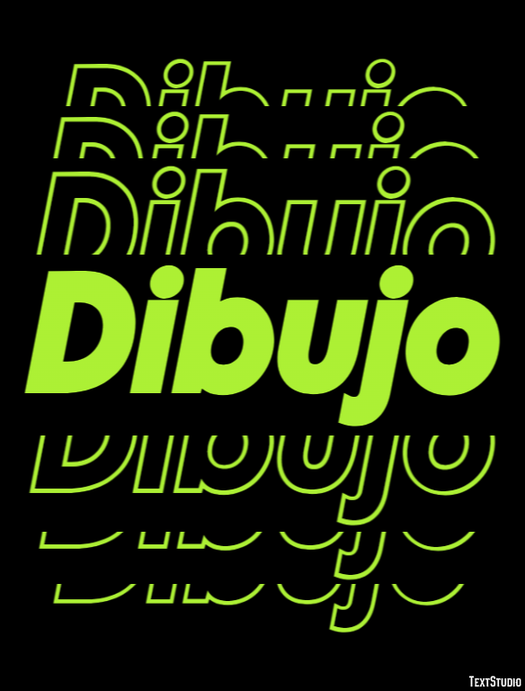 Dibujo Effetto testo
