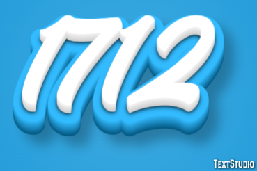 1712 Texteffekt