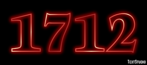 1712 Texteffekt