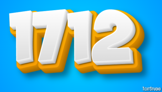 1712 Texteffekt