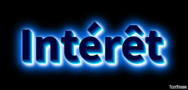 Intérêt Effet de Texte