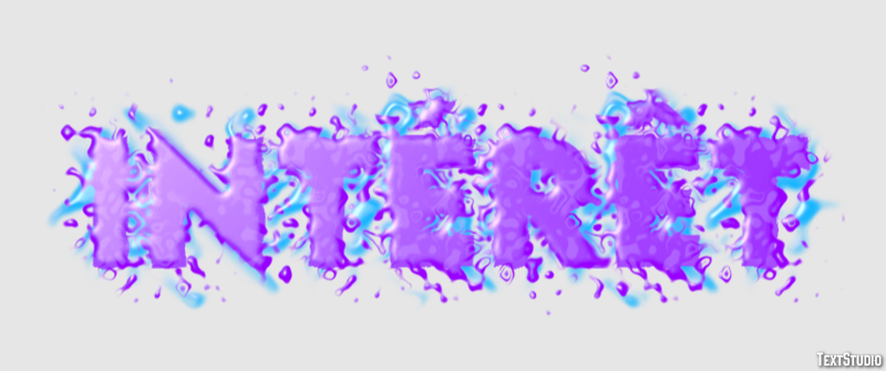Intérêt Effet de texte