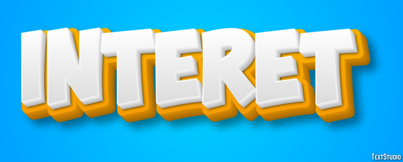 Intérêt Effet de Texte