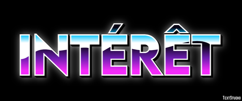 Intérêt Effet de Texte