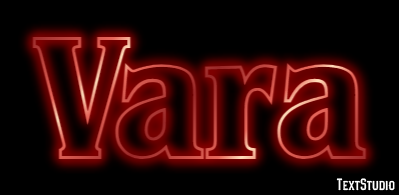 Vara Text effect