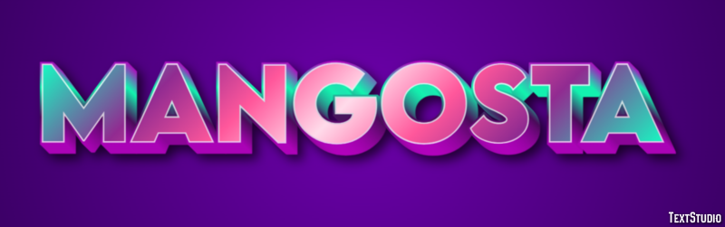 Mangosta Efecto de Texto