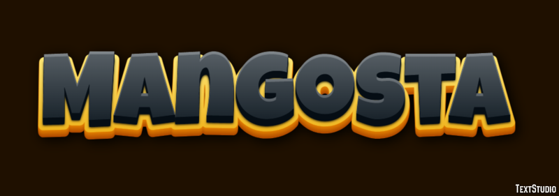 Mangosta Efecto de Texto