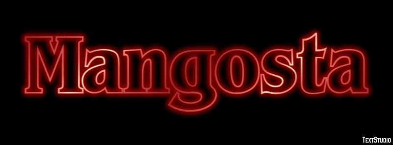 Mangosta Efecto de Texto