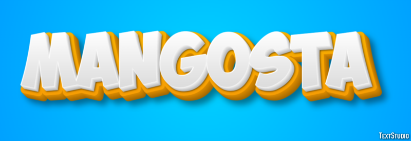 Mangosta Efecto de Texto