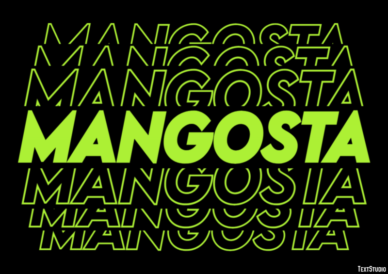 Mangosta Effet de texte