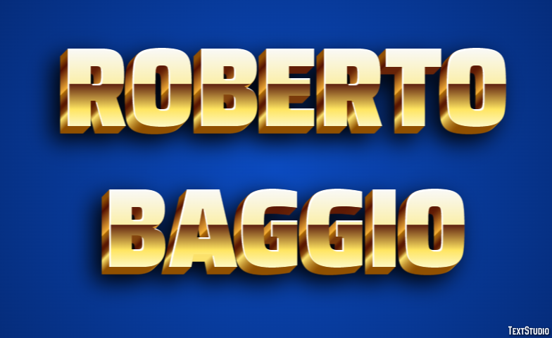 Roberto Baggio Tekst Effect