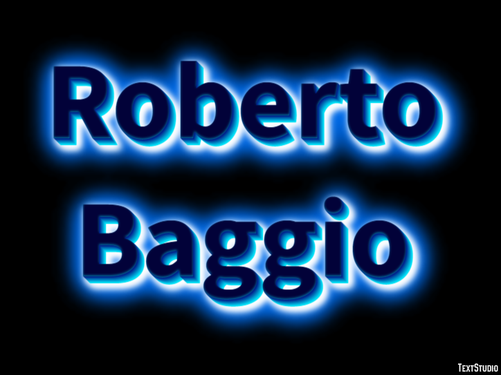 Roberto Baggio Tekst Effect