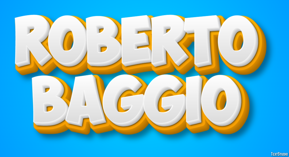 Roberto Baggio Tekst Effect