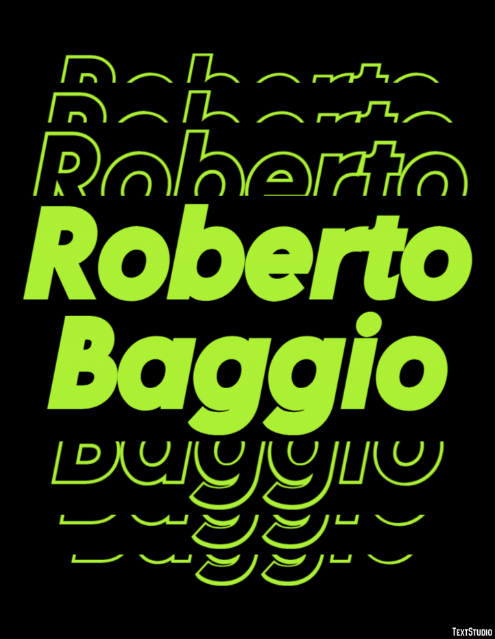 Roberto Baggio Efekt tekstowy